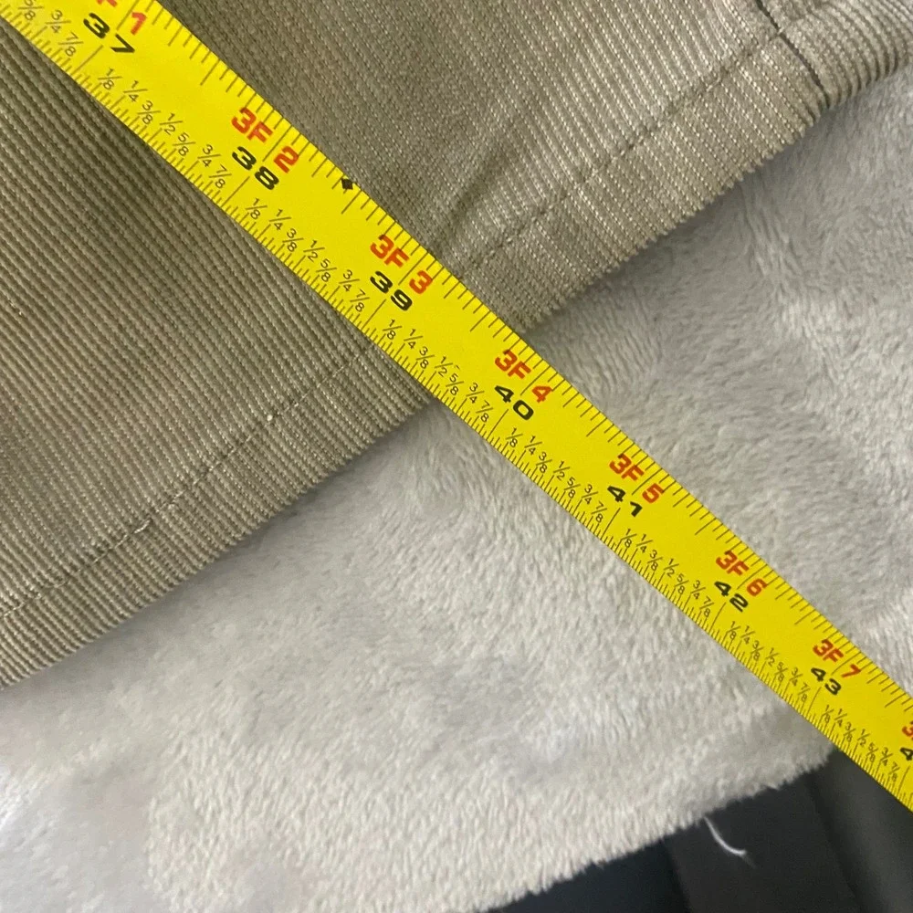 Levis 514 Straight Fit Corduroy Pants Mens 33x30 Khaki Tan Cords 514-0711